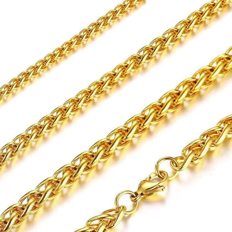 Impress Jewelry Řetízek z chirurgické oceli Snake 3-8 mm / 40-90 cm 115028505