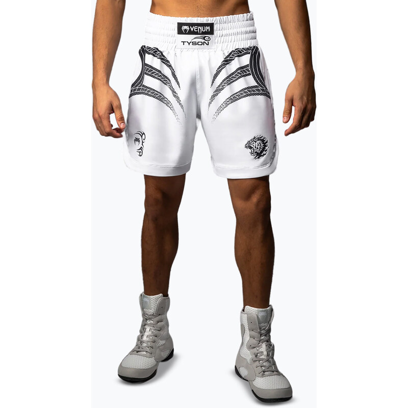 Pánské tréninkové šortky Venum x Mike Tyson Tiger optical white