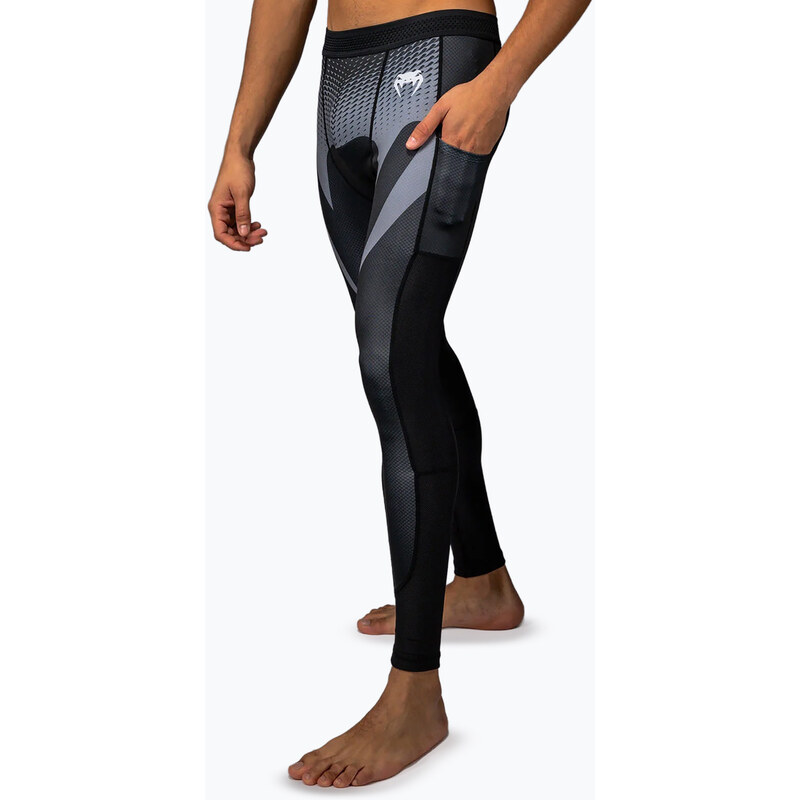 Pánské tréninkové legíny Venum No Gi Spats black/silver grey