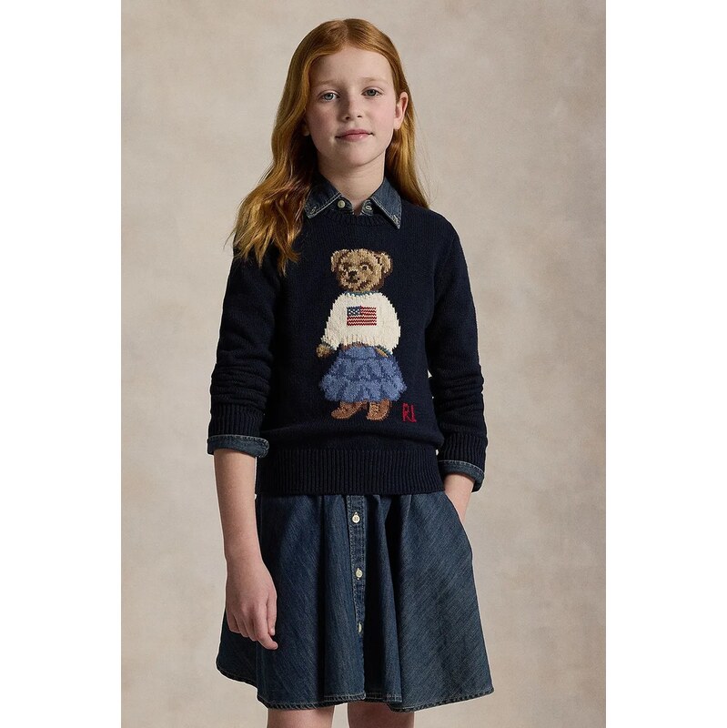 Polo Ralph Lauren Dětský bavlněný svetr Polo Ralph Lauren