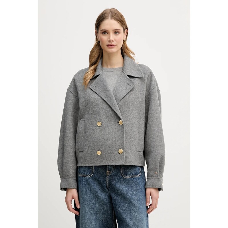 Tommy Hilfiger Kabát s příměsí vlny Tommy Hilfiger