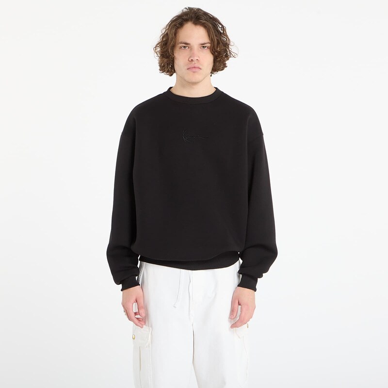 Mikina Karl Kani Signature Scuba Os Crewneck Black S