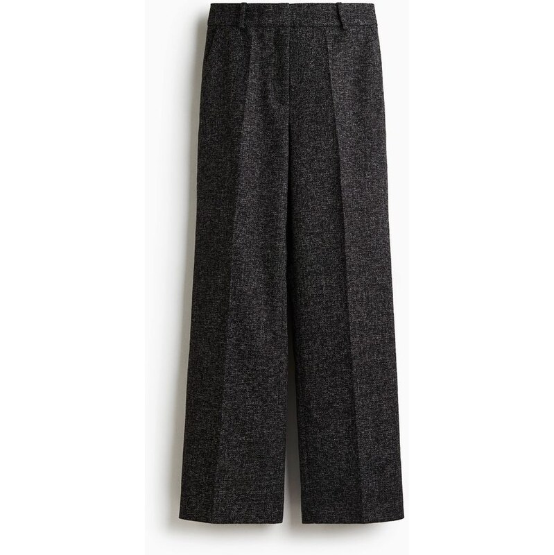 H&M - Elegantní kalhoty - černá 108669215