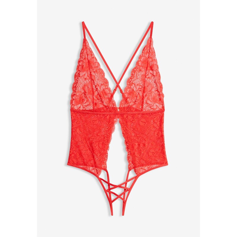 bonprix Body ouvert červená Žena 68239247