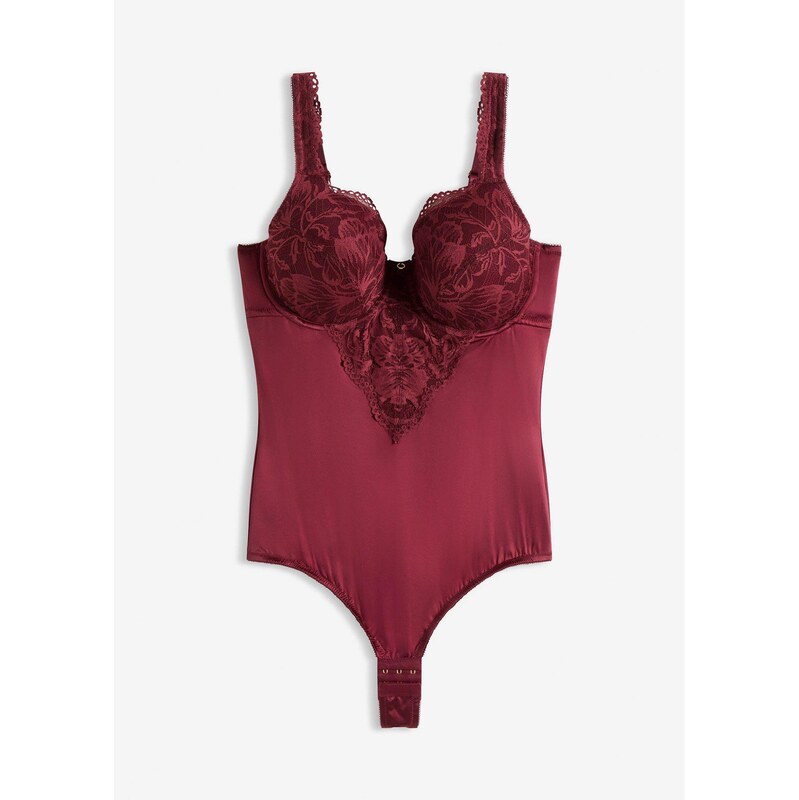 bonprix String body s polstrovanými ramínky fialová Žena 112707218