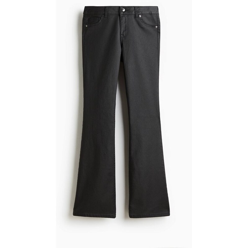 H&M - Flared Low Jeans - černá 108915608