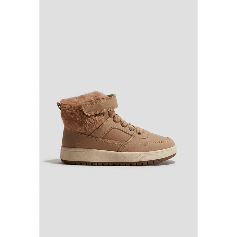H&M - Zateplené tenisky - béžová 109323625