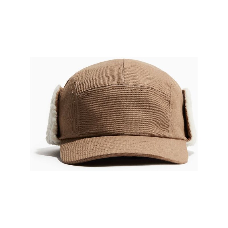 H&M - Kšiltovkas krytím uší - Béžová