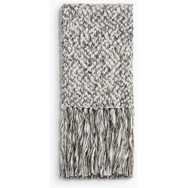 H&M - Šála z hrubého úpletu - béžová 110992469
