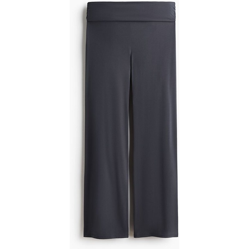 H&M - Žerzejové kalhoty - Šedá