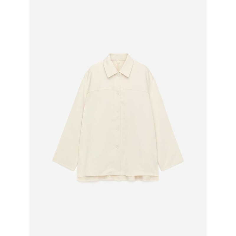 H&M - Saténová košile - bílá 111003302