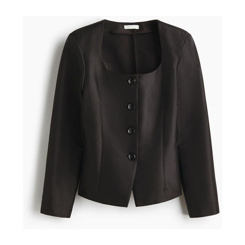 H&M - Sakos hranatým výstřihem - černá 110991148