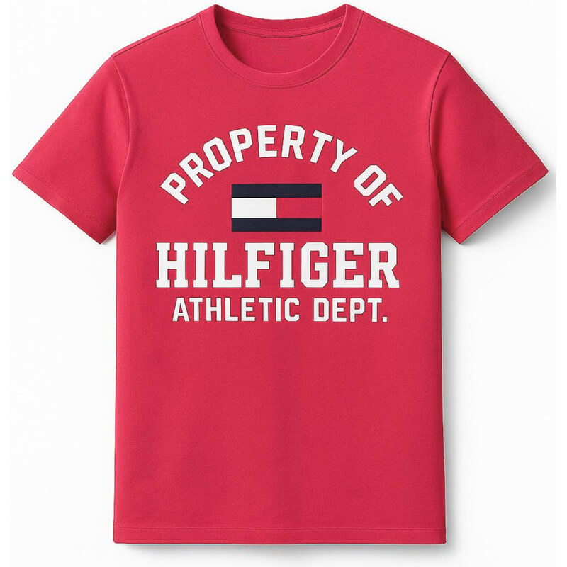Tommy Hilfiger pánskét tričko z usa pink-red Graphics tee 983