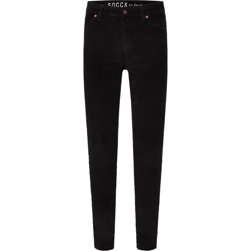SOCCX Manšestrove kalhoty AL:ICE Slim Fit