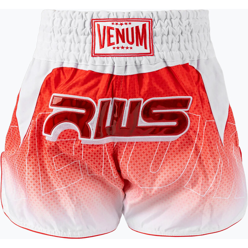 Pánské tréninkové šortky Venum x RWS 2.0 Muay Thai white/red