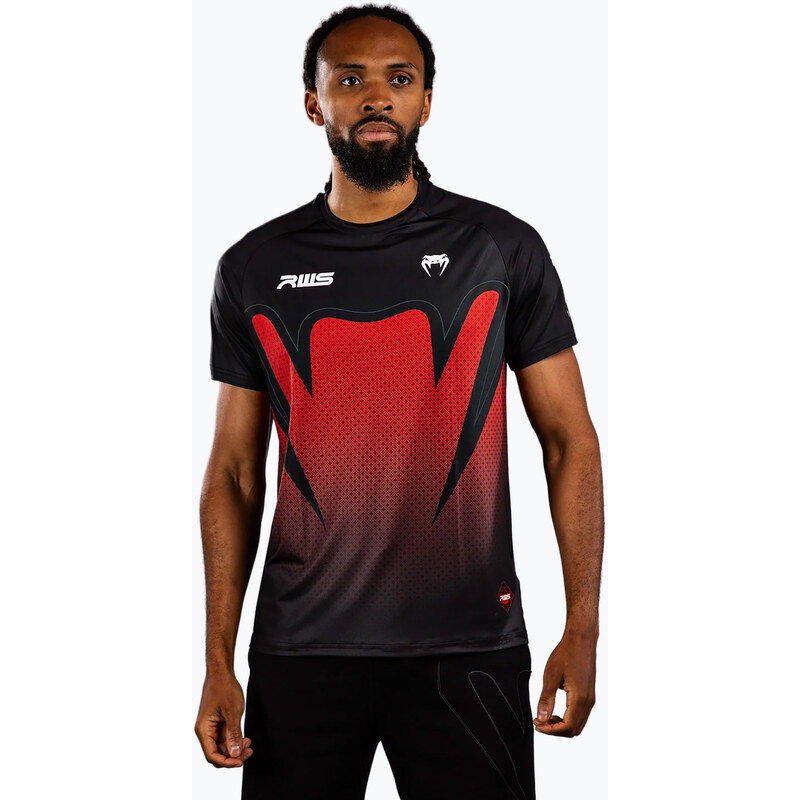 Pánské tričko Venum x RWS 2.0 Dry-Tech black/red