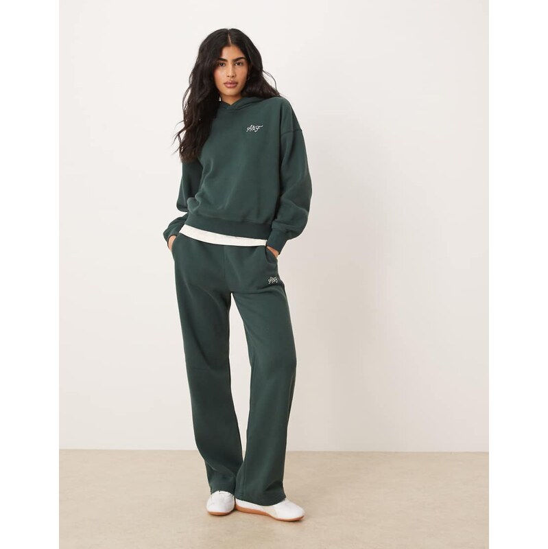 Abercrombie & Fitch side logo high rise relaxed joggers co-ord in 111068226