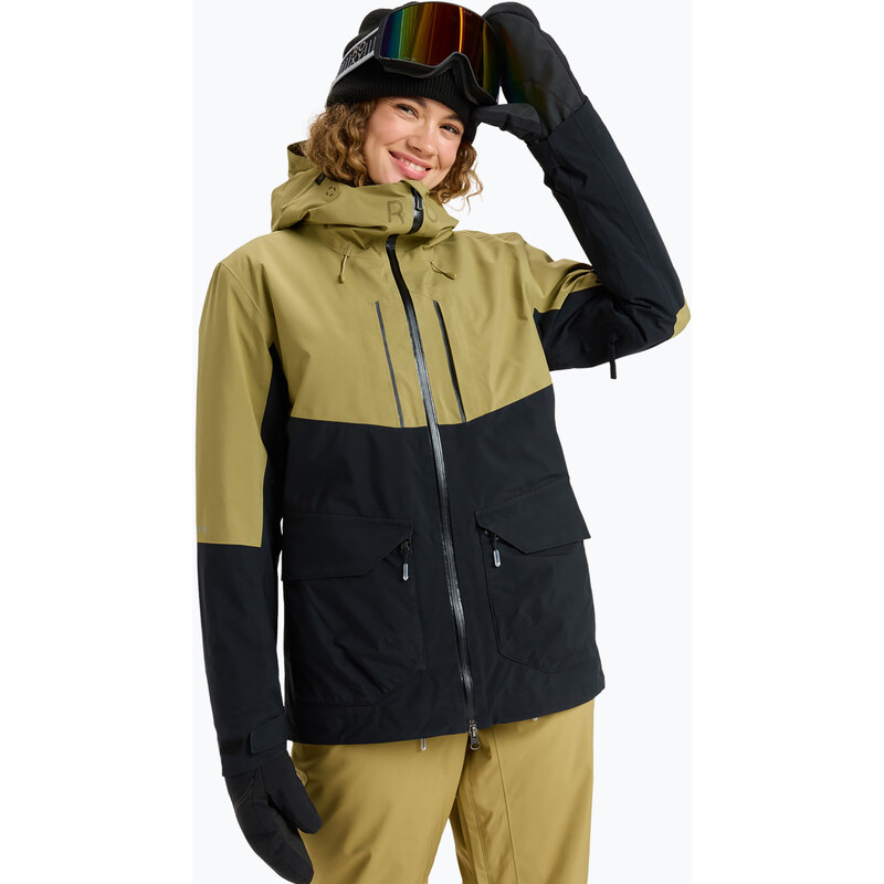 Dámská snowboardová bunda ROXY Gore-Tex Stretch Purelines Fennel