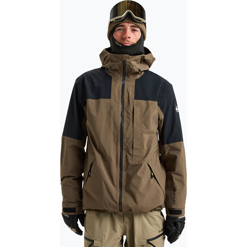 Dětská snowboardová bunda Quiksilver Forever Stretch GTX canteen