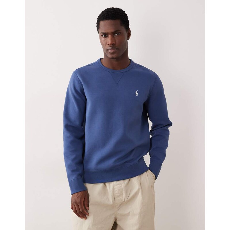 Polo Ralph Lauren icon logo fleece sweatshirt in light blue