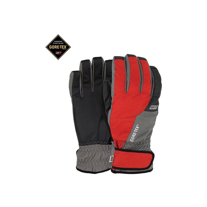 snb rukavice POW - Warner GTX® Short Glove Red (RD)