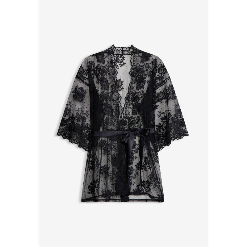 bonprix Kimono černá Žena 52811423