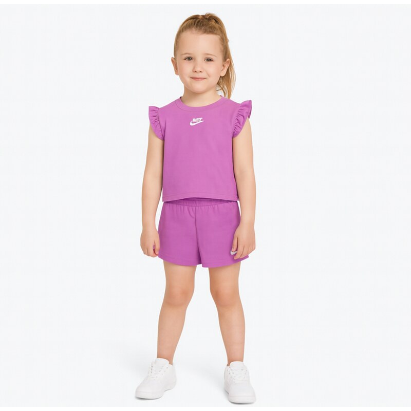 Nike kids baby french terry set PINK