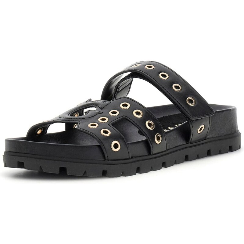 GUESS Pantofle FASHIE černá