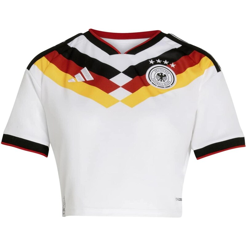 ADIDAS PERFORMANCE Trikot Germany 26 Home Cropped kari / červená