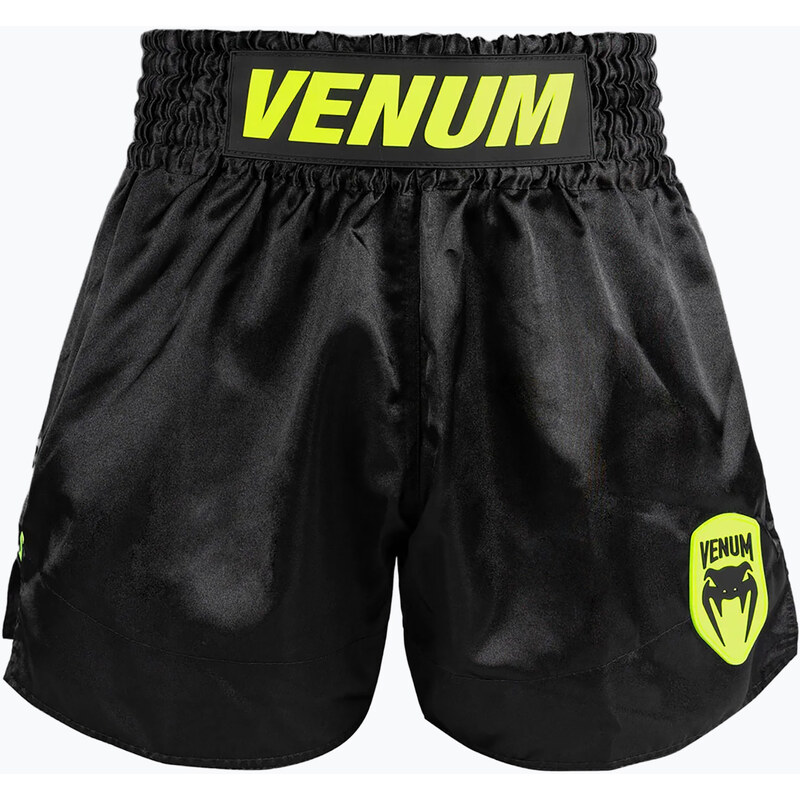 Pánské tréninkové šortky Venum Classic Evo Muay Thai black/neon