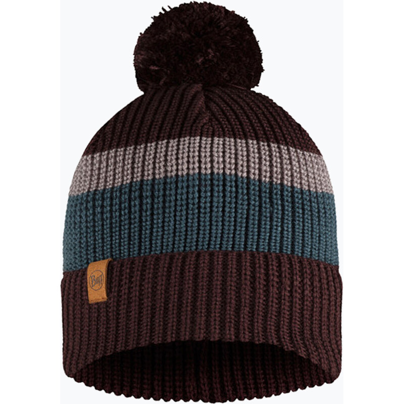 Zimní čepice BUFF Knitted Elon maroon/maroon