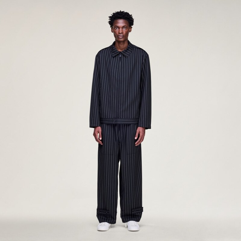 Adidas KALHOTY Y-3 PINSTRIPE REFINED WOOL WIDE LEG