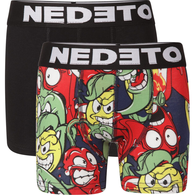 2PACK dětské boxerky Nedeto vícebarevné (2NBDV8) 6-8 let 111080139