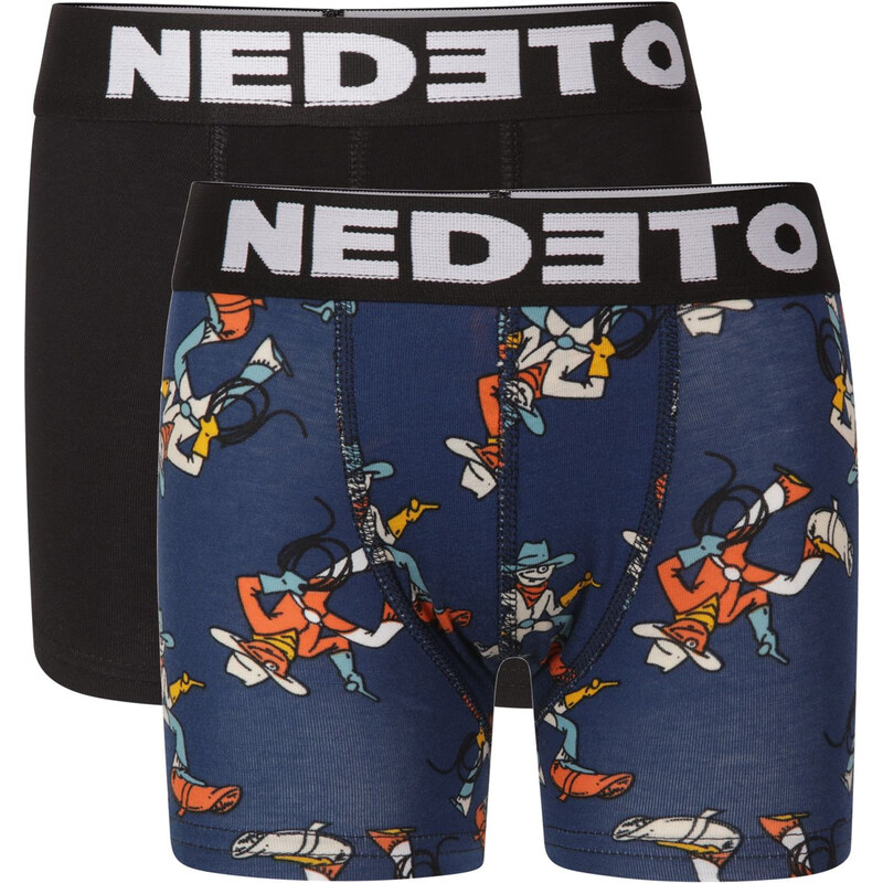 2PACK dětské boxerky Nedeto vícebarevné (2NBDV7) 6-8 let 111081668