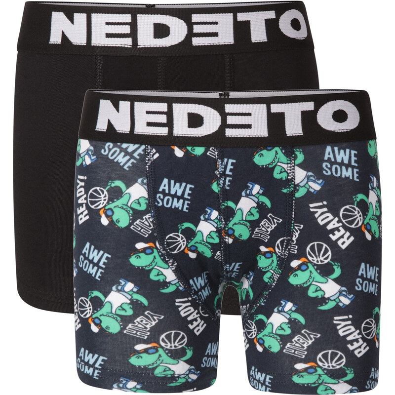 2PACK dětské boxerky Nedeto vícebarevné (2NBDV1) 6-8 let 111081671