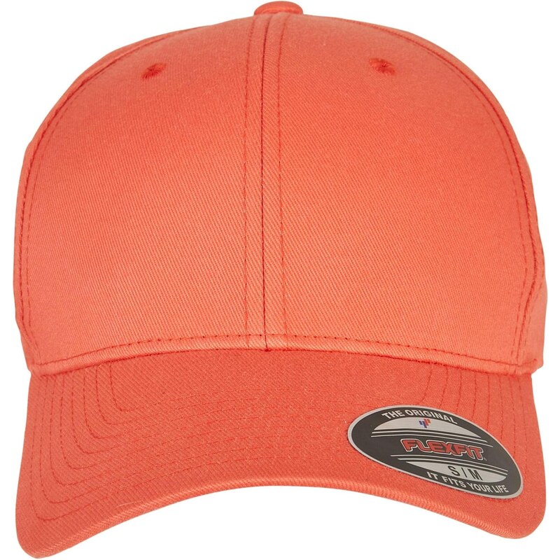 Flexfit Kšiltovka světle šedá / oranžová / černá
