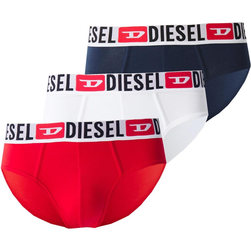 DIESEL Slipy Andre námořnická modř / světle šedá / červená /
