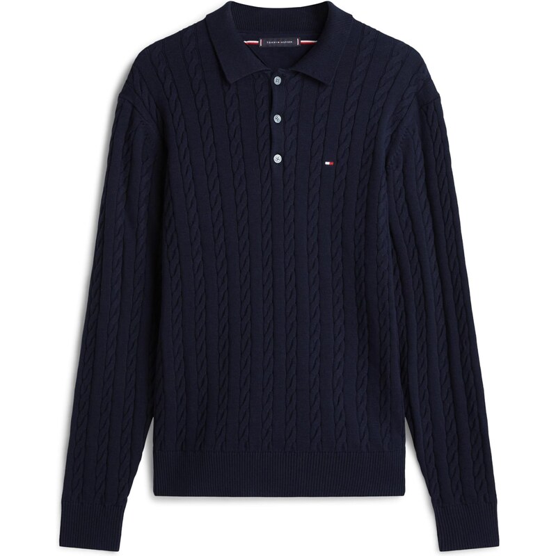 TOMMY HILFIGER Svetr tmavě modrá
