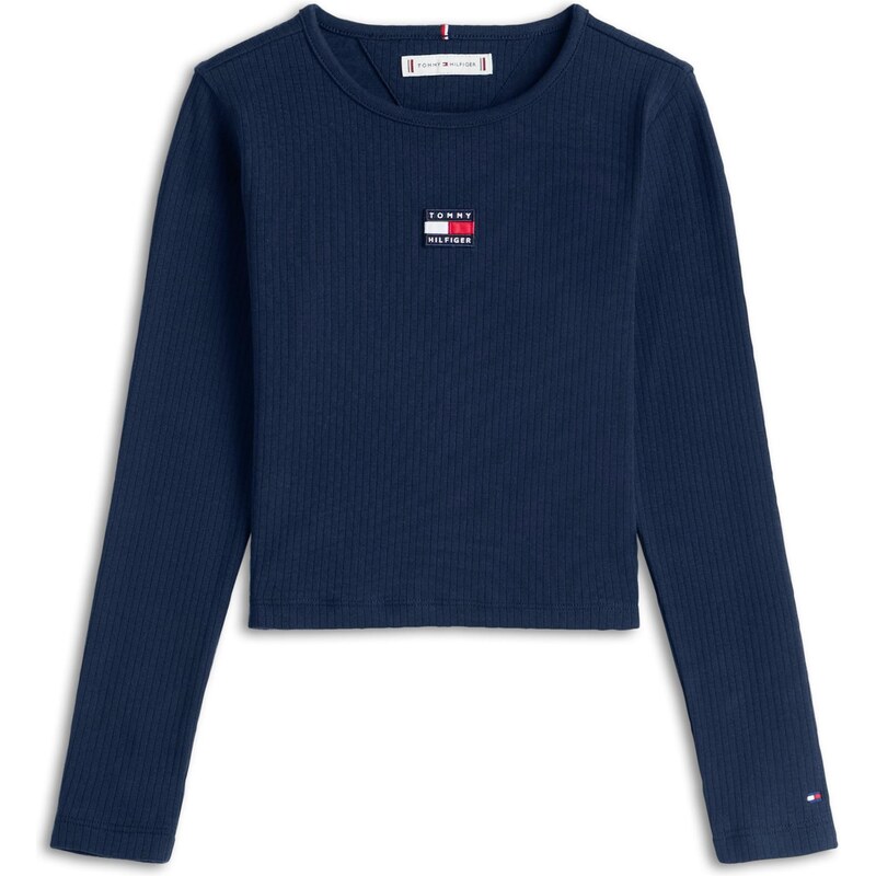 TOMMY HILFIGER Tričko Heritage Extra Slim Long Sleeve marine