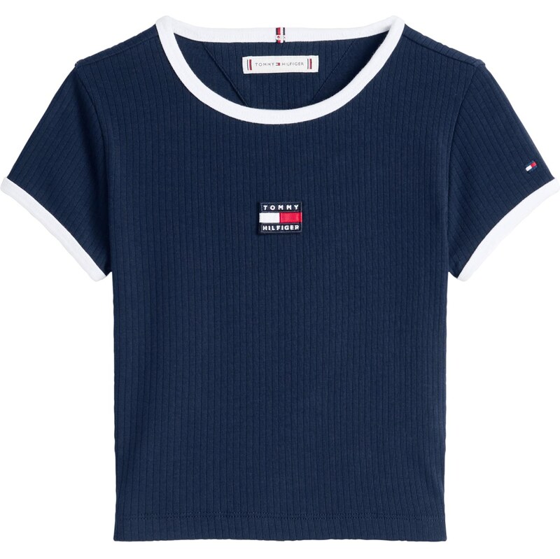 TOMMY HILFIGER Tričko HERITAGE námořnická modř