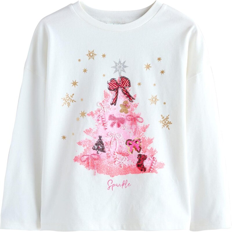 Next Tričko režná / zlatá / pink / stříbrná