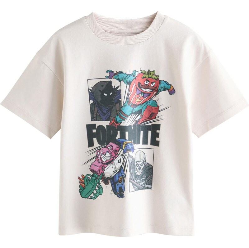 Next Tričko Fortnite kámen / zelená / červená / černá