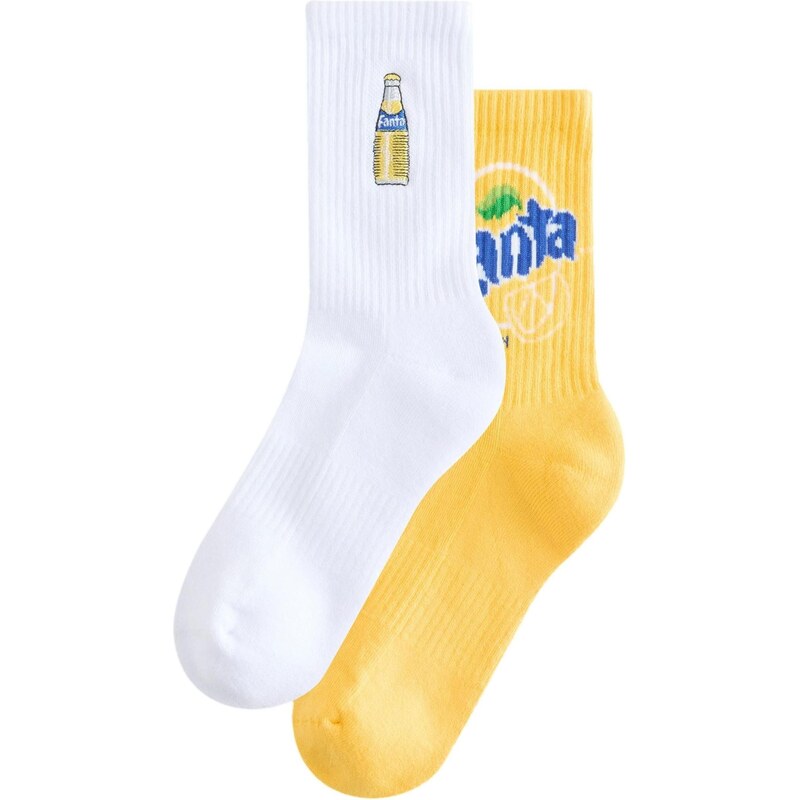 Next Ponožky námořnická modř / limone / zelená / bílá