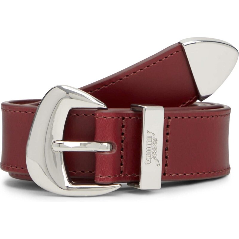 Tommy Jeans Opasek COOL 3.0 tmavě červená 111088680