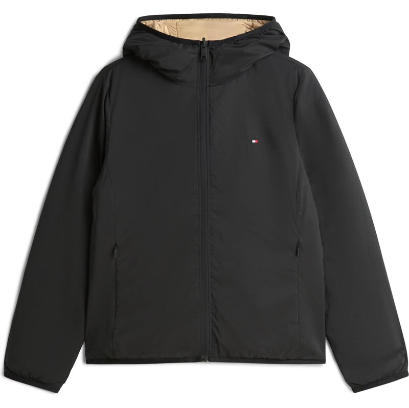 TOMMY HILFIGER Přechodná bunda písková / černá