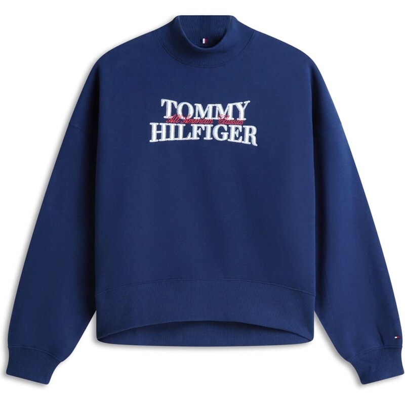 TOMMY HILFIGER Mikina CLASSIC modrá / červená / bílá