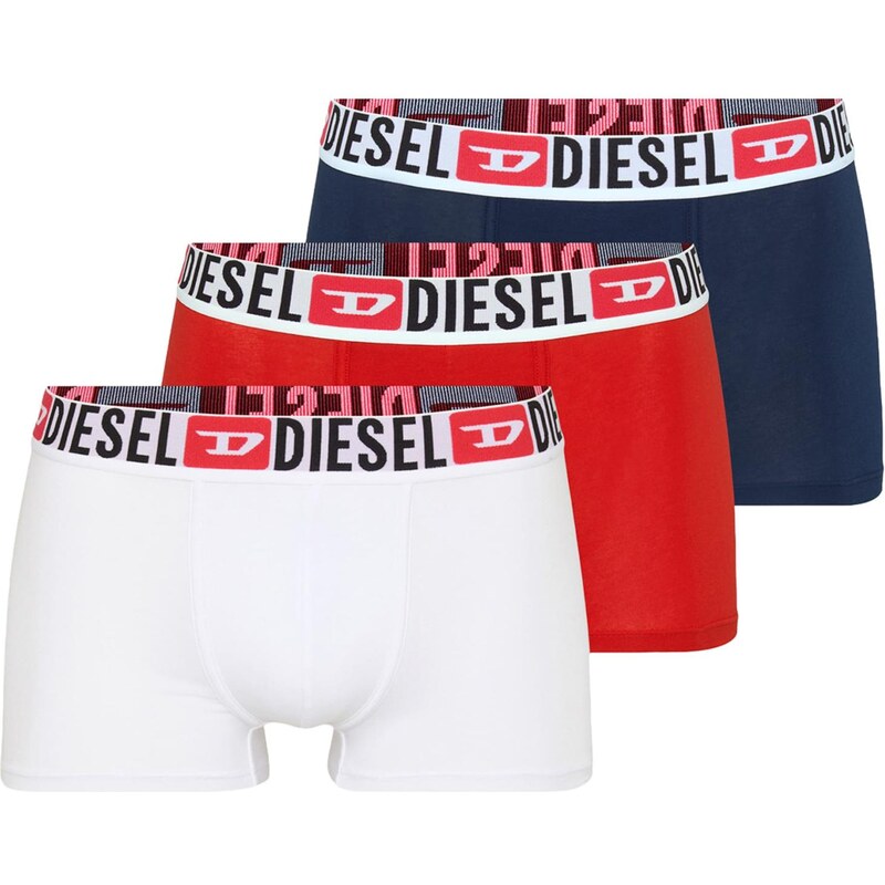 DIESEL Boxerky Damien tmavě modrá / červená / černá / bílá