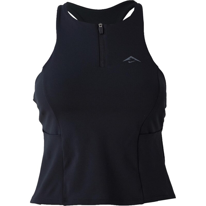 NIKE Sportovní top šedá / černá