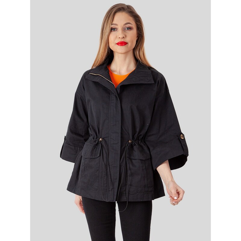 PERSO Womans Womens cotton jacket with wide sleeves 111103006