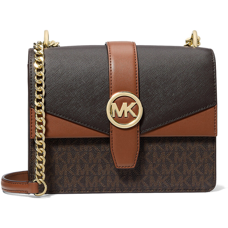 Michael Kors malá kabelka Greenwich hnědá 112792756